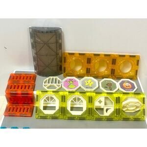 Lollipop 35 Pc Magnetic Blocks Set Encourage Fun Learning & Creativity building